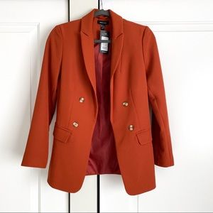 NEW LOOK Rust Blazer double breasted NWT